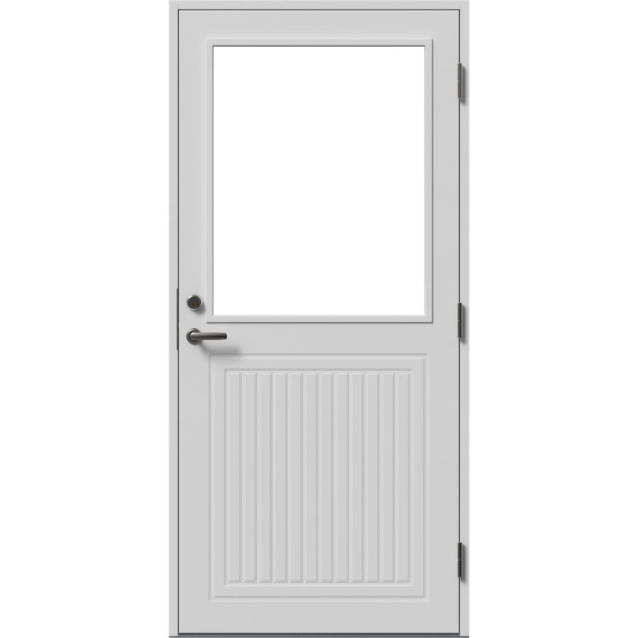 Fasaddörr - 3 paneler ingen glas